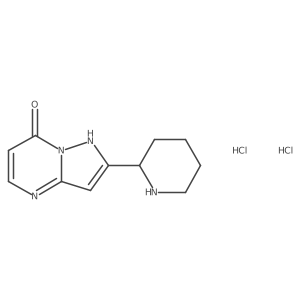 2-(Piperidin-2-yl)pyrazolo[1,5-a]pyrimidin-7-ol dihydrochloride结构式