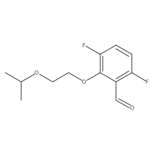 3,6-Difluoro-2-(2-isopropoxyethoxy)benzaldehyde Structure