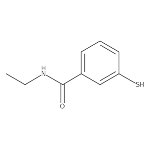 N-ethyl-3-sulfanylbenzamide结构式