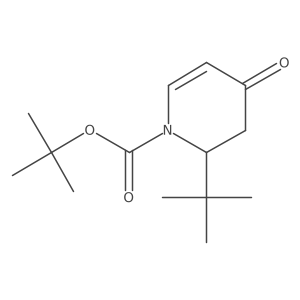 Tert-butyl 2-tert-butyl-4-oxo-2,3-dihydropyridine-1-carboxylate Structure