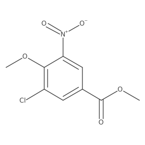 Methyl 3-chloro-4-methoxy-5-nitrobenzoate Structure