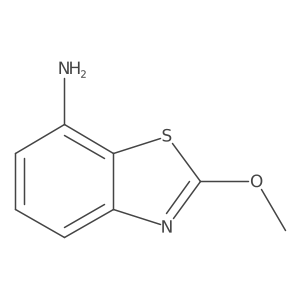 7-Benzothiazolamine, 2-methoxy-结构式