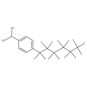 (4-(Perfluorohexyl)phenyl)boronic acid Structure