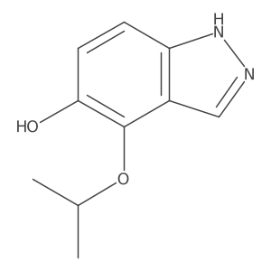 4-isopropoxy-1H-indazol-5-ol结构式