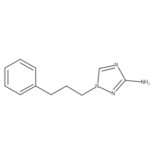 1-(3-Phenylpropyl)-1h-1,2,4-triazol-3-amine结构式