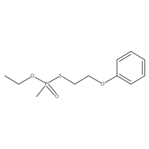 Phosphonothioic acid, methyl-, O-ethyl S-(2-phenoxyethyl) ester结构式