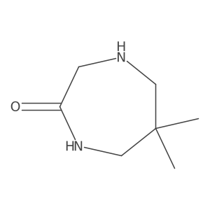 6,6-Dimethyl-1,4-diazepan-2-one结构式