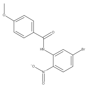 N-(5-bromo-2-nitrophenyl)-4-methoxybenzamide Structure