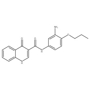 n-(3-Amino-4-propoxy-phenyl)-4-oxo-1h-quinoline-3-carboxamide Structure