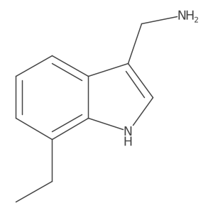 (7-ethyl-1H-indol-3-yl)methanamine Structure