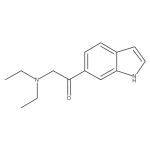 Ethanone,2-(diethylamino)-1-(1h-indol-6-yl)- Structure