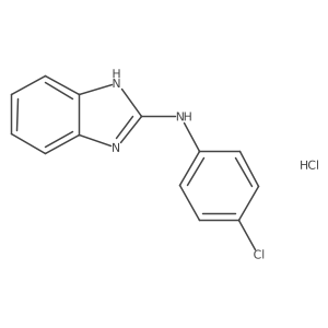 N-(benzimidazol-2-yl)-4-chloroaniline hydrochloride Structure