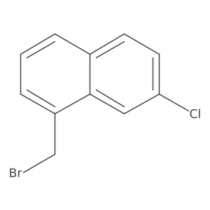 1-(Bromomethyl)-7-chloronaphthalene结构式