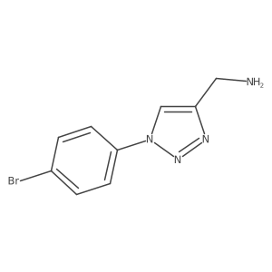 [1-(4-bromophenyl)-1H-1,2,3-triazol-4-yl]methanamine Structure