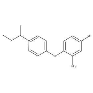 2-[4-(Sec-butyl)phenoxy]-5-fluoroaniline Structure