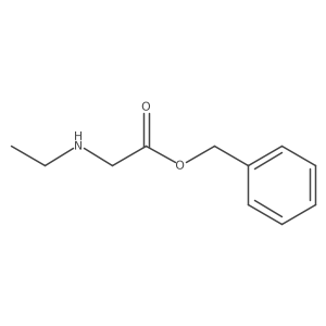 Benzyl 2-(ethylamino)acetate Structure