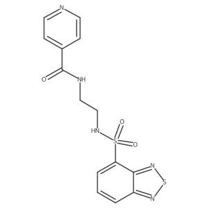 N-{2-[(2,1,3-benzothiadiazol-4-ylsulfonyl)amino]ethyl}pyridine-4-carboxamide Structure