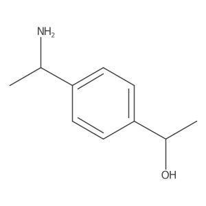 1-(4-(1-Aminoethyl)phenyl)ethanol Structure