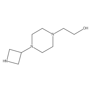 4-(3-Azetidinyl)-1-piperazineethanol结构式