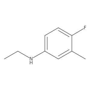 N-ethyl-4-fluoro-3-methylaniline Structure