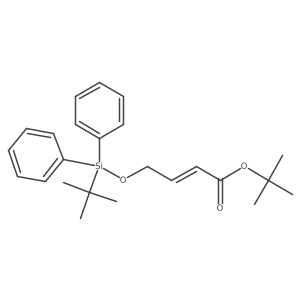 tert-Butyl (E)-4-((tert-butyldiphenylsilyl)oxy)but-2-enoate结构式