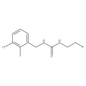 1-[(3-Chloro-2-methylphenyl)methyl]-3-(2-fluoroethyl)urea结构式