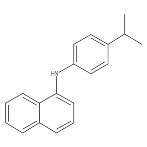 N-[4-(1-Methylethyl)phenyl]-1-naphthalenamine结构式