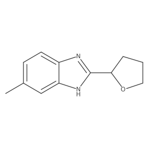 5-Methyl-2-(tetrahydrofuran-2-yl)-1H-benzo[d]imidazole Structure