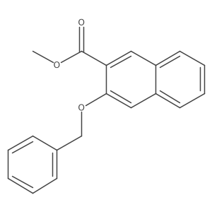 Methyl 3-(benzyloxy)-2-naphthoate Structure