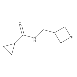 N-(3-Azetidinylmethyl)cyclopropylcarboxamide HCl Structure