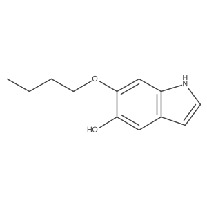6-butoxy-1H-indol-5-ol Structure