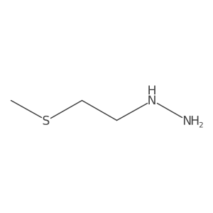 [2-(Methylsulfanyl)ethyl]hydrazine结构式
