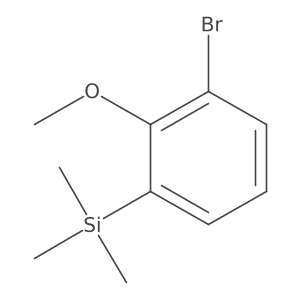 Benzene, 1-bromo-2-methoxy-3-(trimethylsilyl)- Structure