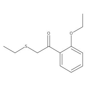 1-(2-Ethoxyphenyl)-2-(ethylthio)ethan-1-one Structure