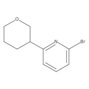 2-Bromo-6-(oxan-3-yl)pyridine Structure