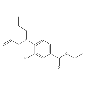 Ethyl 3-bromo-4-(diallylamino)benzoate Structure