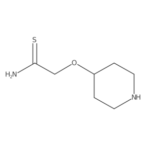 2-(Piperidin-4-yloxy)ethanethioamide Structure