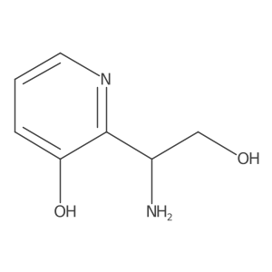 2-((1s)-1-Amino-2-hydroxyethyl)pyridin-3-ol Structure