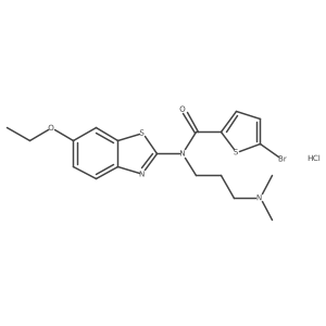 5-bromo-N-(3-(dimethylamino)propyl)-N-(6-ethoxybenzo[d]thiazol-2-yl)thiophene-2-carboxamide hydrochloride Structure