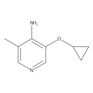 3-Cyclopropoxy-5-methylpyridin-4-amine结构式