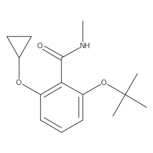 2-Tert-butoxy-6-cyclopropoxy-N-methylbenzamide Structure