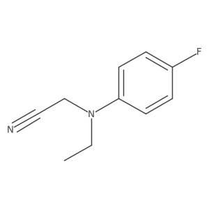2-[Ethyl(4-fluorophenyl)amino]acetonitrile结构式