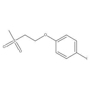 1-Iodo-4-[2-(methylsulfonyl)ethoxy]benzene Structure