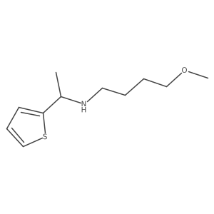 (4-Methoxybutyl)[1-(thiophen-2-yl)ethyl]amine Structure