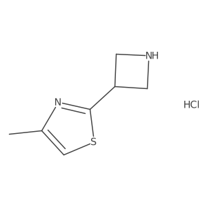 2-(Azetidin-3-yl)-4-methylthiazole hydrochloride Structure