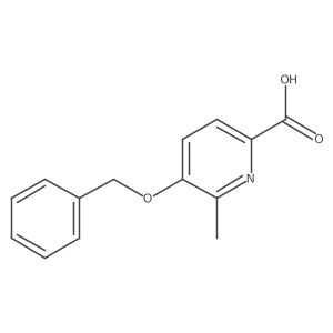 5-(Benzyloxy)-6-methylpicolinic acid结构式