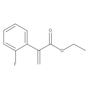 Ethyl 2-(2-fluorophenyl)acrylate Structure