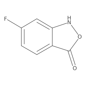 6-Fluorobenzo[c]isoxazol-3(1H)-one结构式