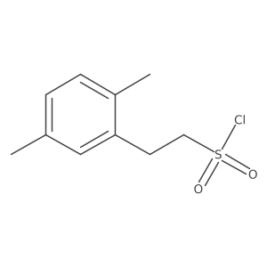 2-(2,5-Dimethylphenyl)ethane-1-sulfonyl chloride结构式