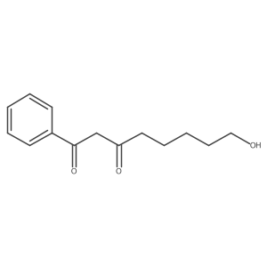 8-Hydroxy-1-Phenyloctane-1,3-Dione结构式
